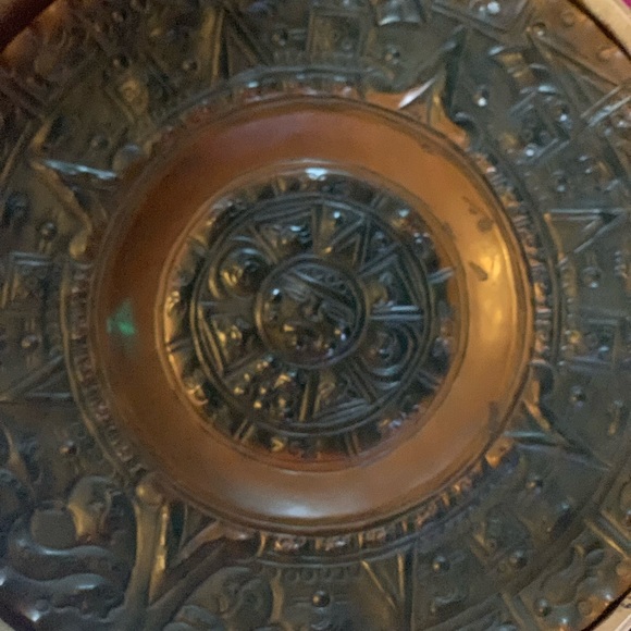 Vintage Copper like Sun Wall Art Aztec calendar 2 in 1 bundle - Picture 8 of 12
